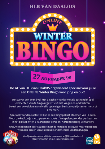 Online Winterbingo HLB van Daal DS